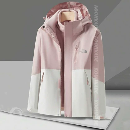 کاپشن دوپوش زنانه NORTHFACE دو رنگ 96888