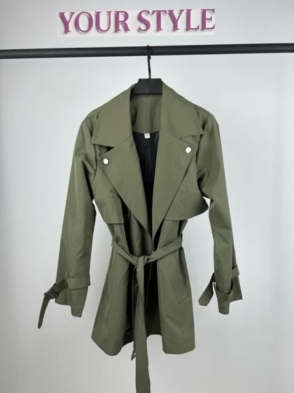 ترنچ کت کوتاه 7709