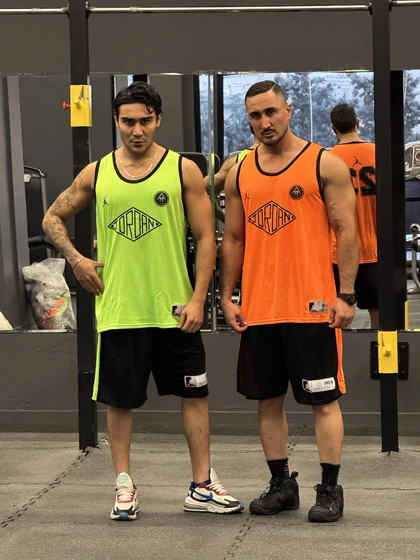 ست بسکتبالی جردن (Jordan Diamond) پارچه فلامنت طرح آجری (8 رنگ)