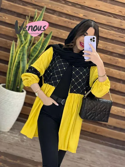 مانتو عروسکی بالا گلدوزی