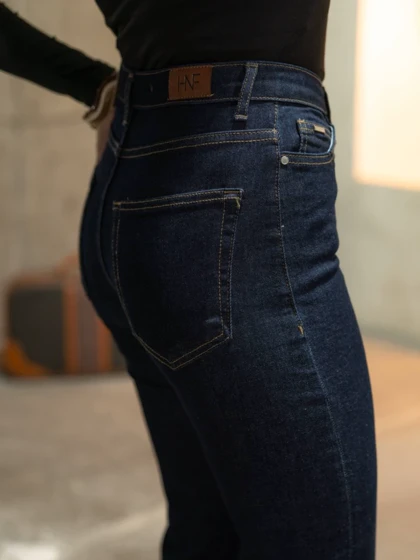 شلوارجین زنانه مدل راسته پارچه کش قد110 شناسه 71625