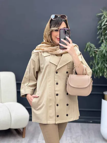 مانتو لینن ده دکمه