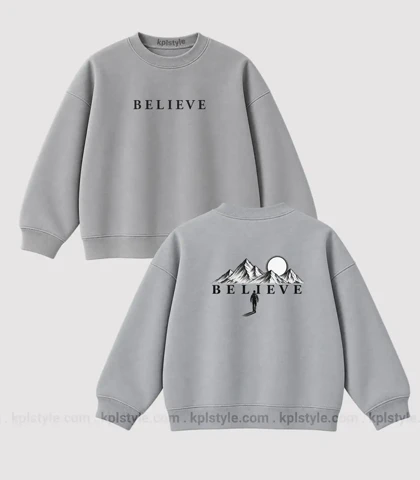 دورس باکسی یونیسکس طرح Believe کد 1652