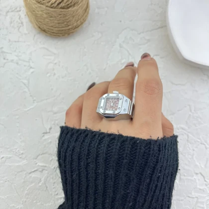 انگشتر طرح ساعت اسپرت و مدرن