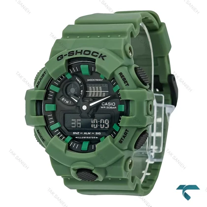 ساعت جیشاک GA-700 مردانه سبز Casio-7869-G