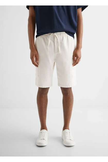 شلوارک سایز بزرگ و برمودا مردانه اورجینال منگوتین mango-teen