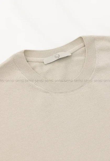 بلوز بافت یقه گرد مردانه کد20000038