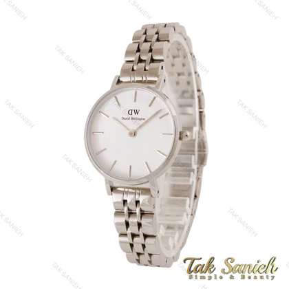 ساعت دنیل ولینگتون زنانه نقره ای سفید اسمال DW-4463-28-L