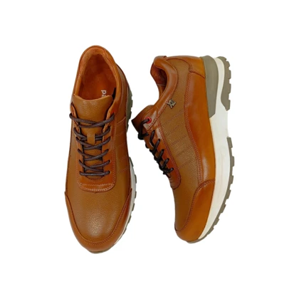 اسپرت بندی مردانه چرم طبیعی تچر مدل کوروش رنگ مشکی