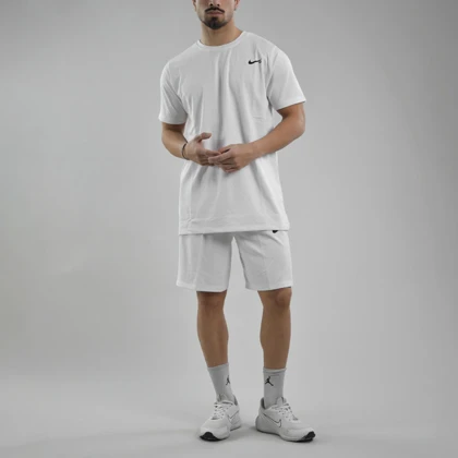ست تیشرت و شلوارک اسپرت نایک مدل DS-JDI-4K1063 سفید