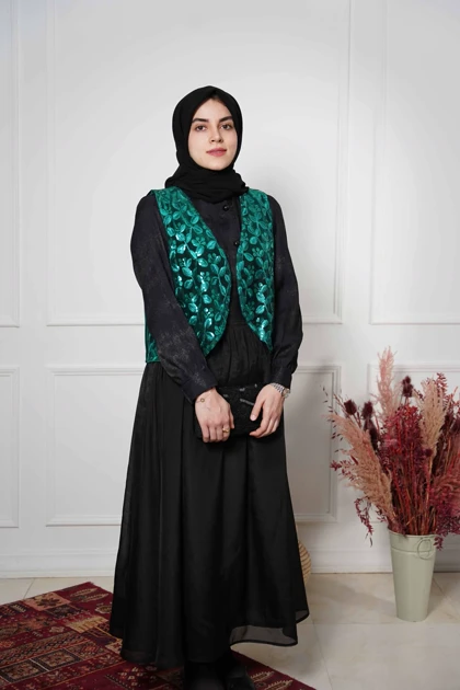 دامن ارگانزا مشکی