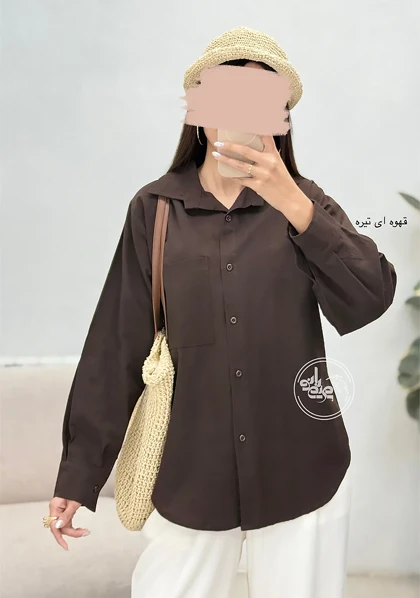 شومیز مانتویی مرجان