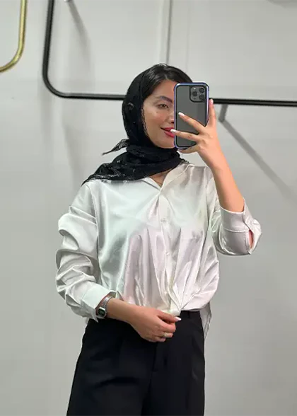 شومیز گره‌ای کد 4059