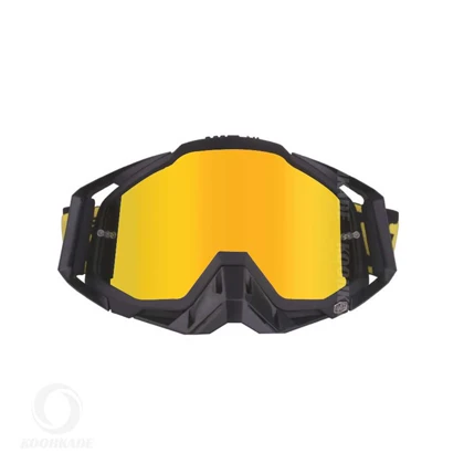 عینک طوفان و اسکی 100% RACECRAFT Black Yellow درجه یک
