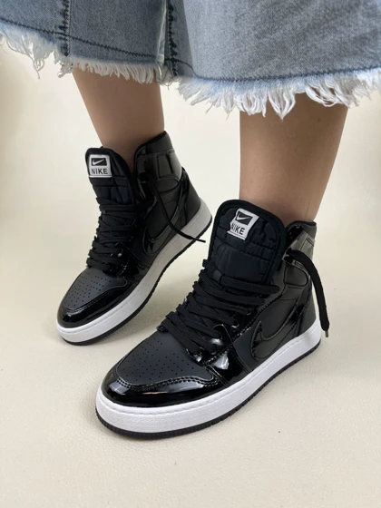 کتانی ساق‌دار زنانه نایک جردن 1 | کتانی ساق‌دار زنانه نایک جردن 1 nike jordan1 کد 912 کد 265