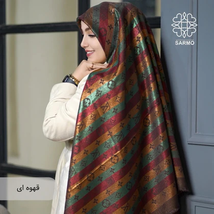 روسری گلوی هفت رنگ
