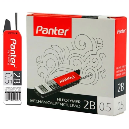 نوک اتود 0.5 پنتر Panter مدل Highpolymer با کیفیت 2B