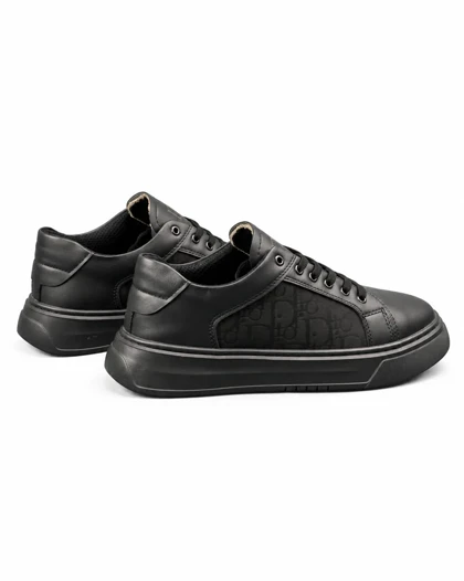 کفش کتانی مردانه مدل ونس طرحدار دیور مشکی Vans Dior