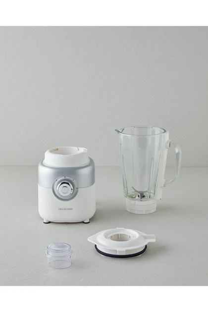 بلندر پارچی شیشه‌ای English Home مدل SBL 3001 - سفید-کروم