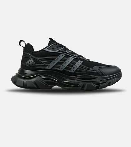 کفش کتانی مردانه و زنانه مشکی طوسی Adidas Ultra Bonce مدل 9078