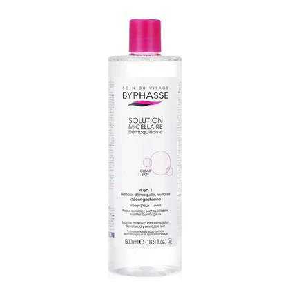 محلول پاک‌کننده آرایش صورت بایفس مدل Solution حجم 500 میلی‌لیتر