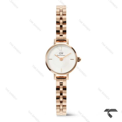 ساعت زنانه دنیل ولینگتون مینی Petite رزگلد صفحه سفید DW-10121-L