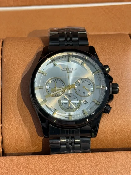 ساعت استیل طرح سیتیزن مردانه مشکی