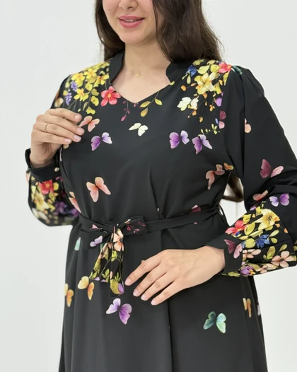پیراهن بلند زنانه گلرو کد محصول 1747