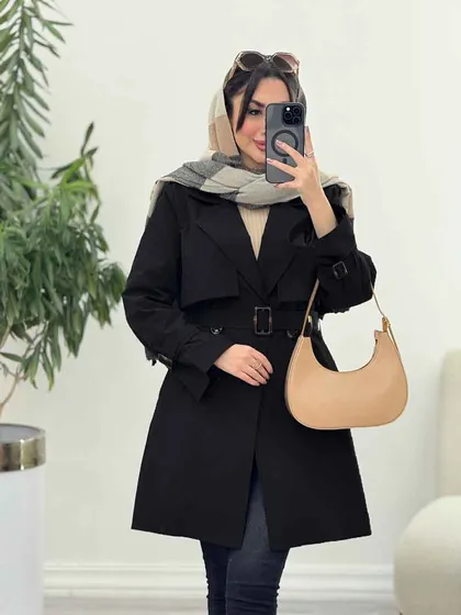 بارانی پشت ژیله پاگن دار