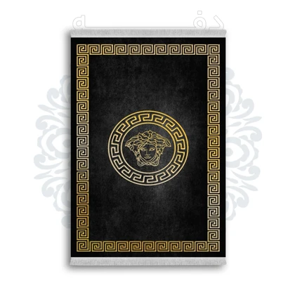 *جدید* فرشینه از جنس پارچه شانل مخمل ترک طرح فانتزی برند دفه کد 195