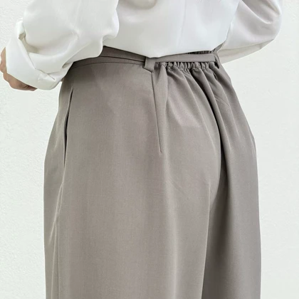 شلوار پارچه ای بگ زنانه