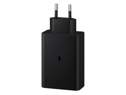 شارژر دیواری اصلی سه پورت 65 وات سامسونگ Samsung EP-T6530NBEGEU Power Adapter
