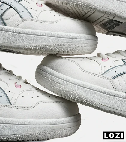 کفش کتانی مردانه سفید آبی ASICS TIGER RUNNER II