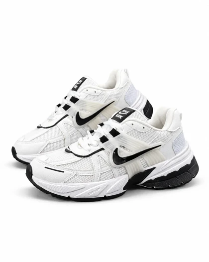 کفش کتانی مردانه نایکیv2k رنگ سفید مشکی Nike V2k