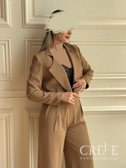 کت شلوار و تاپلکس سه تیکه