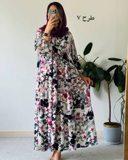 پیراهن نخی وارداتی آذین