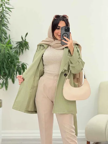 بارانی چهاردکمه تیارا