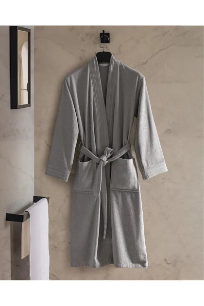 حوله تن‌پوش یونیسکس Madame Coco مدل Stripe Kimono پنبه‌ای