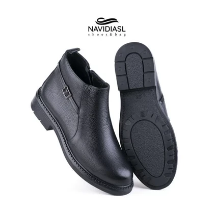 نیم بوت زنانه چرم کد 2049026