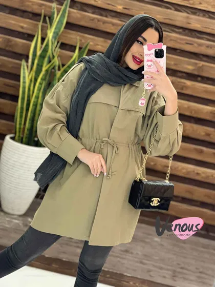 مانتو لینن کمرگت بالاژیله
