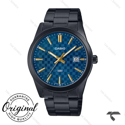 ساعت مچی کاسیو MTP-VD03B-2AU مردانه مشکی صفحه سرمه ای Casio-11422-G
