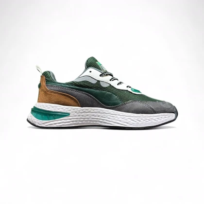 کتانی مردانه پوما نیویورک سبز طوسی