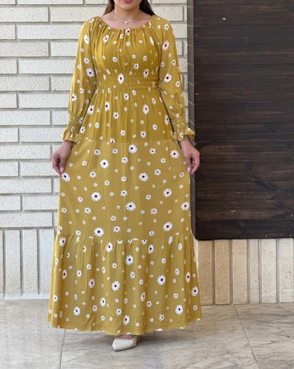 پیراهن خسته کش بابونه 6156