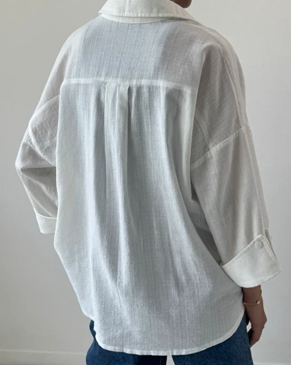 شومیز  آستین برش یارا   کد 500431