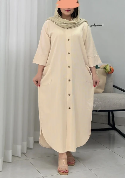 پیراهن مانتویی رستا