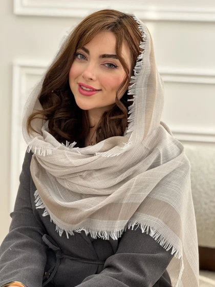شال نخی ملانژ دورریش