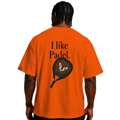 تیشرت مردانه زنانه اورسایز نخی 1991 I Like Padel مدل TS19113