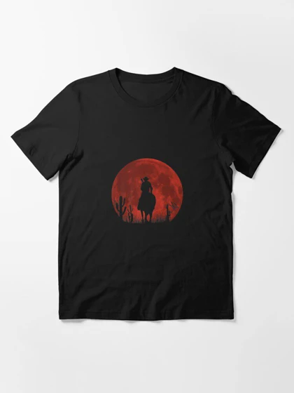 تیشرت بازی Red Dead Redemption | تیشرت رد دد ریدمپشن طرح Red moon کد 159667