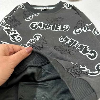 بلوز بچه گانه طرح گارفیلد دورس کبریتی خارجی