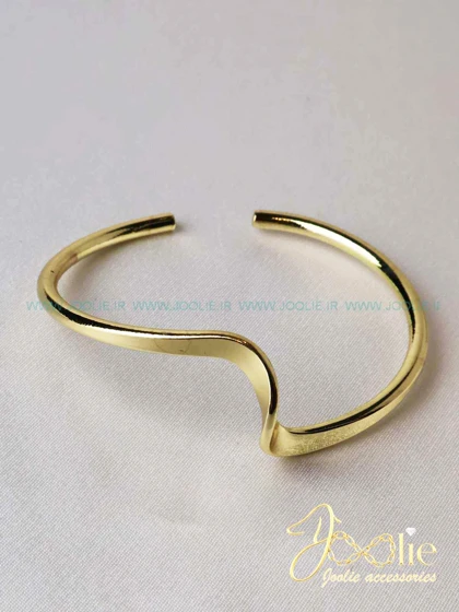 بنگل زنانه طرح موج کد B2127